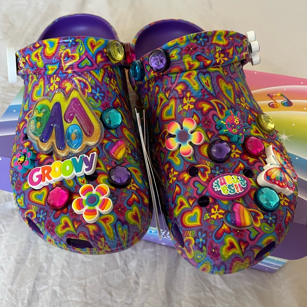 Lisa Frank x Crocs Collab WMNS SIZE 7